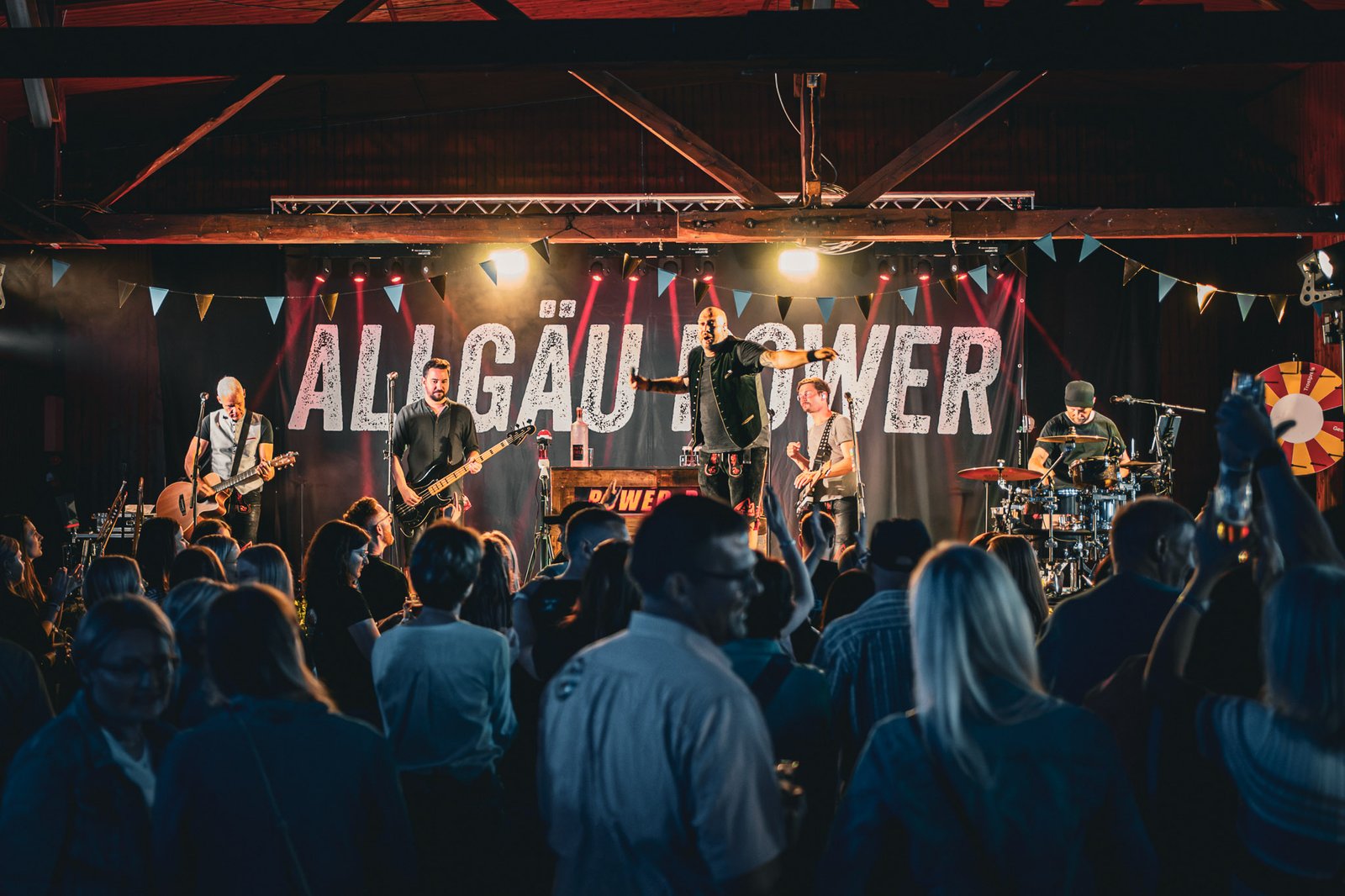 Allgäu Power – die Party Band aus dem Allgäu - Live in Battenberg (Eder) beim 50 jährigen Jubiläum der Big Band Battenberg.