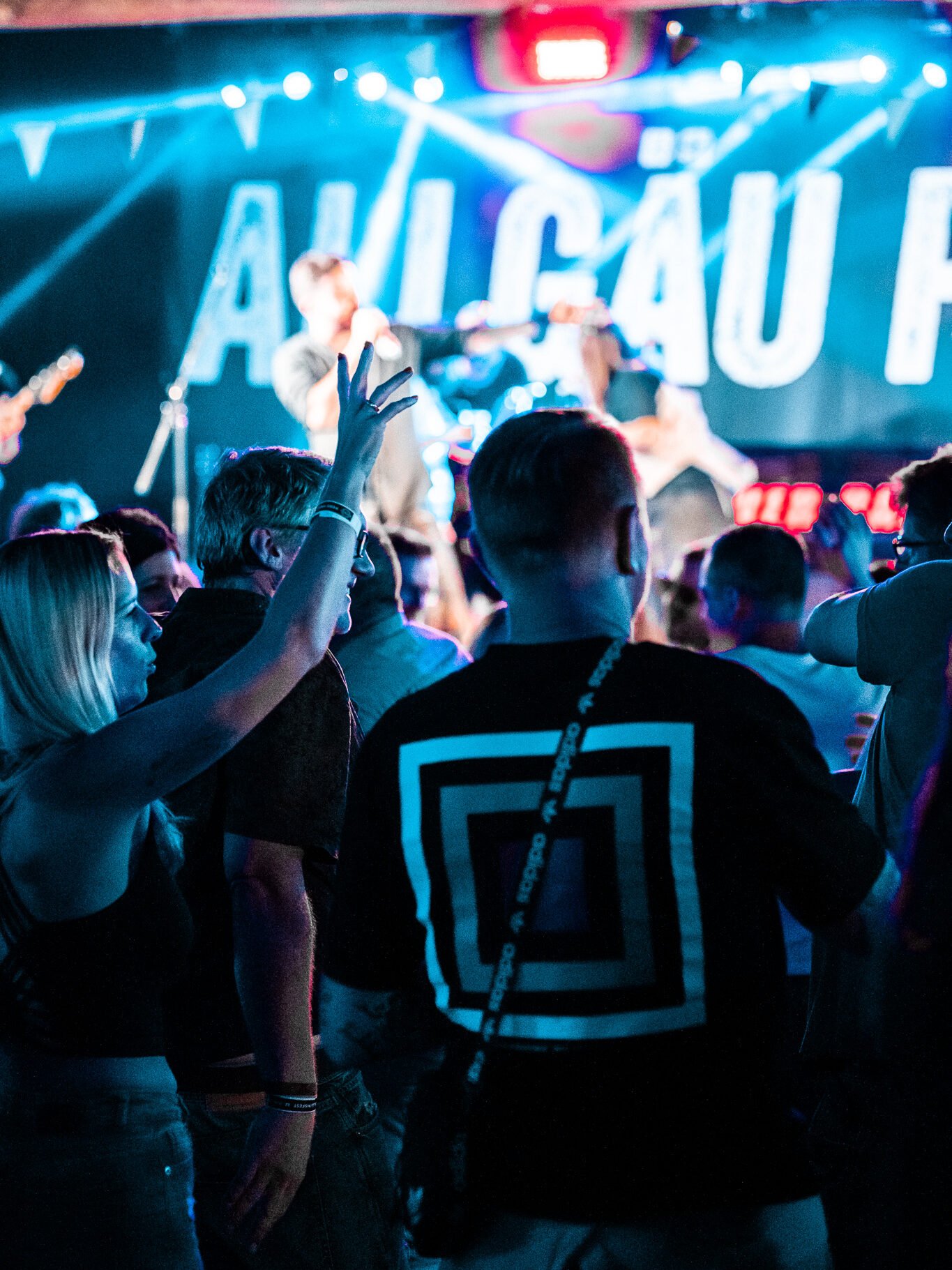 Ausgelassene Stimmung bei der Band Allgäu Power