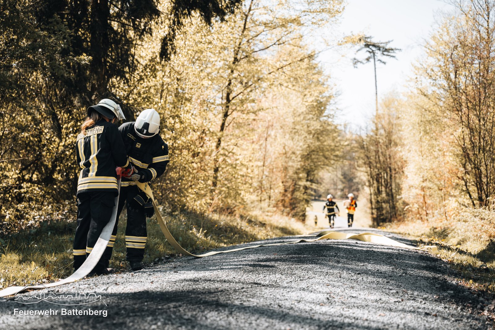 Interkommunale Waldbrandübung